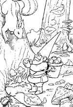 coloring page David the Gnome